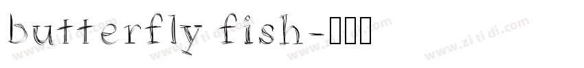 butterfly fish字体转换